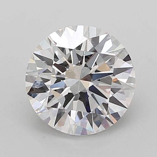 3.01ct F VVS2 Rare Carat Ideal Cut Round Lab Grown Diamond