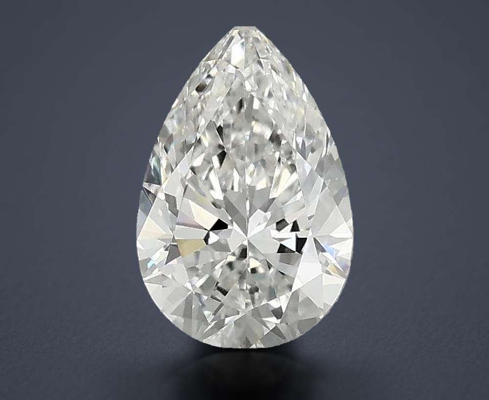 1.00 Carat Pear Lab Diamond
