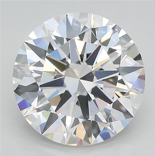 4.02ct E VVS2 Excellent Cut Round Lab Grown Diamond