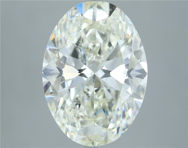 6.06ct I SI2 Rare Carat Ideal Cut Oval Diamond