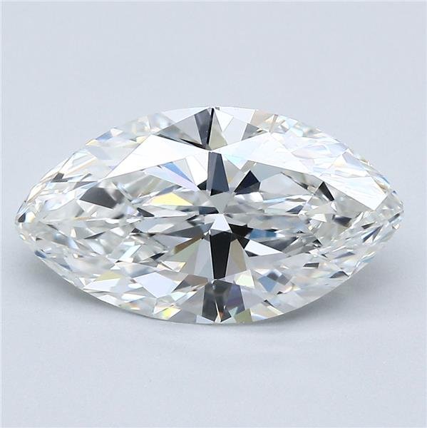 2.92ct F VS2 Very Good Cut Marquise Diamond