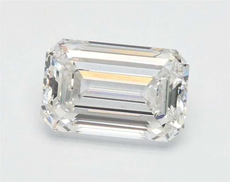 1.11ct F VS2 Rare Carat Ideal Cut Emerald Lab Grown Diamond