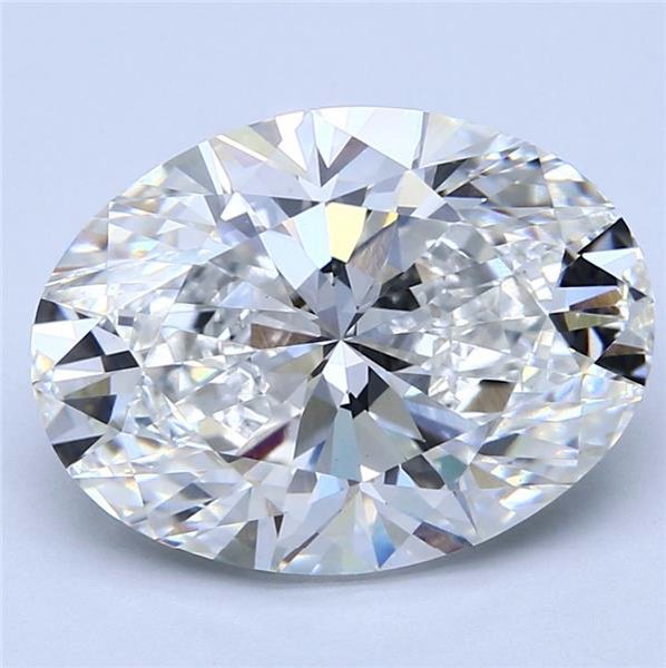 7.01ct F VS1 Rare Carat Ideal Cut Oval Lab Grown Diamond