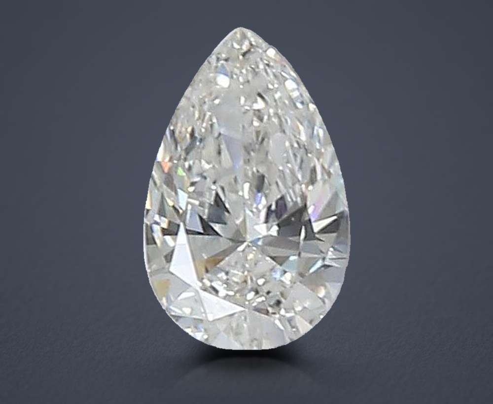 0.56 Carat Pear Lab Diamond