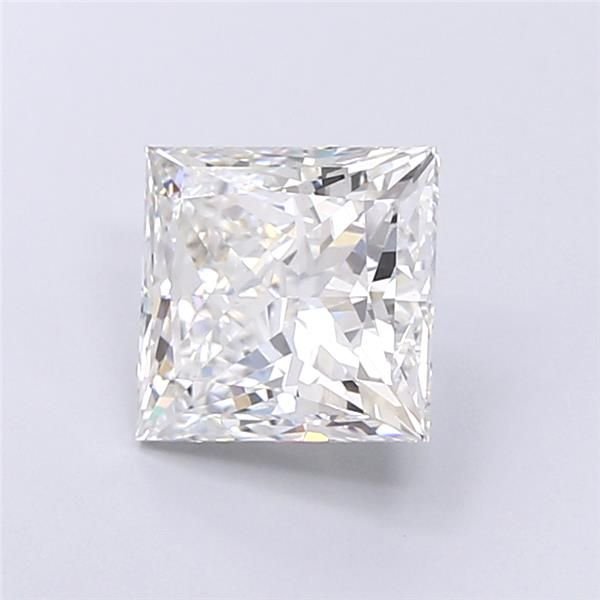 4.03ct F VS1 Rare Carat Ideal Cut Princess Lab Grown Diamond