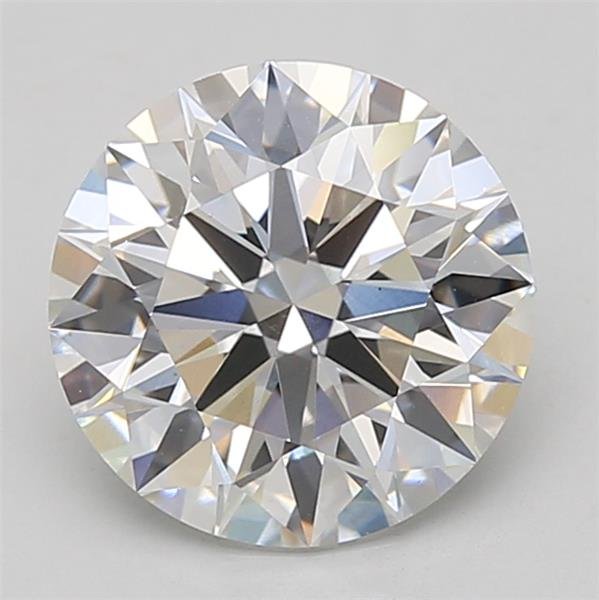 2.82ct E VS1 Rare Carat Ideal Cut Round Lab Grown Diamond