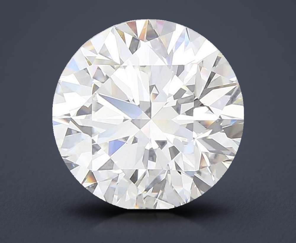 2.96 Carat Round Lab Diamond