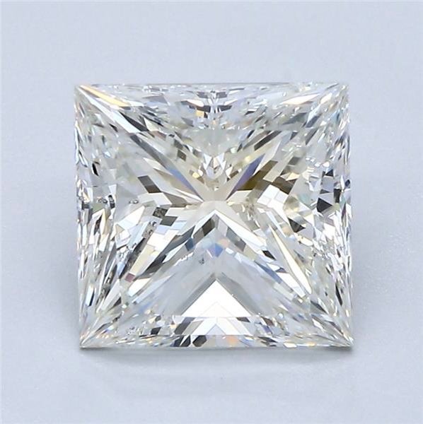 2.72ct I SI1 Rare Carat Ideal Cut Princess Diamond