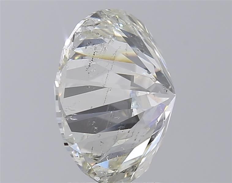 3.51ct J SI2 Rare Carat Ideal Cut Round Diamond