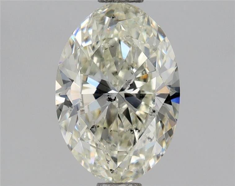 0.91ct K SI2 Rare Carat Ideal Cut Oval Diamond