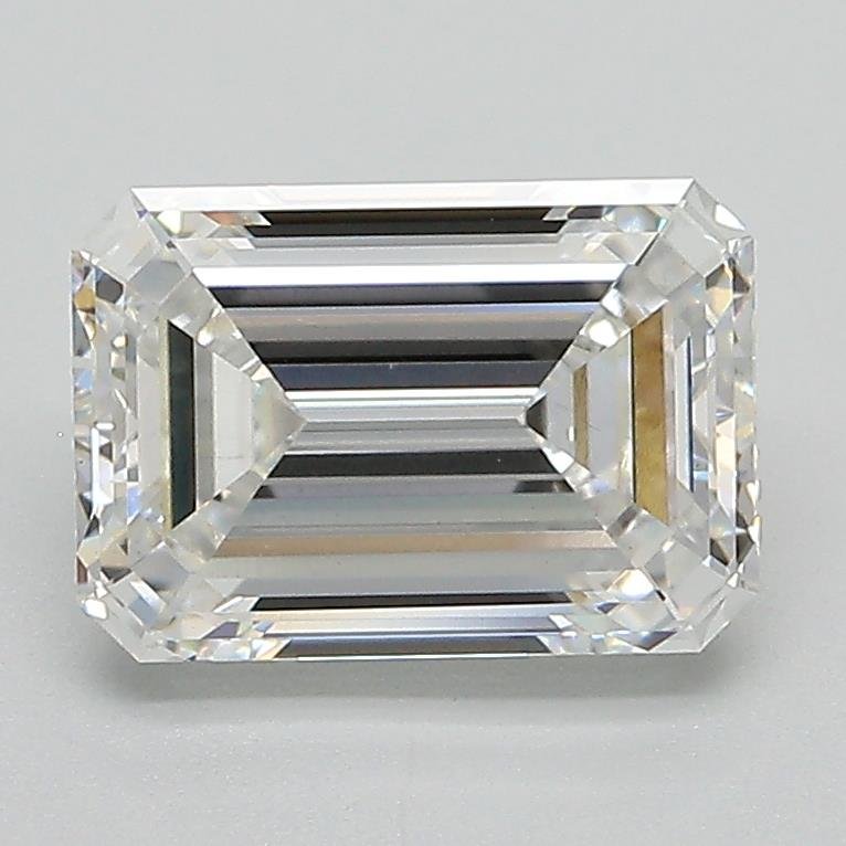 2.09ct F VS1 Rare Carat Ideal Cut Emerald Lab Grown Diamond