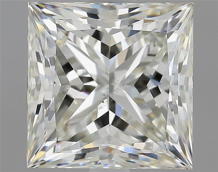 2.20ct K SI1 Rare Carat Ideal Cut Princess Diamond