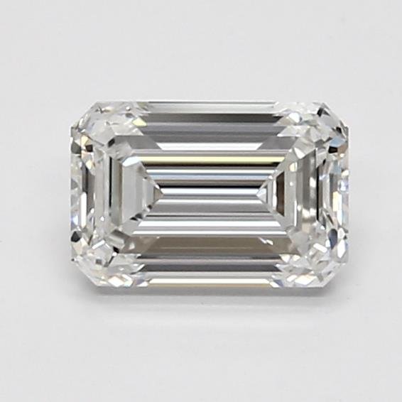 0.95ct E VVS1 Rare Carat Ideal Cut Emerald Lab Grown Diamond