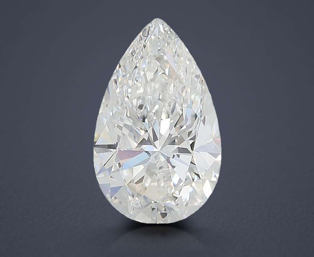 2.92 Carat Pear Lab Diamond