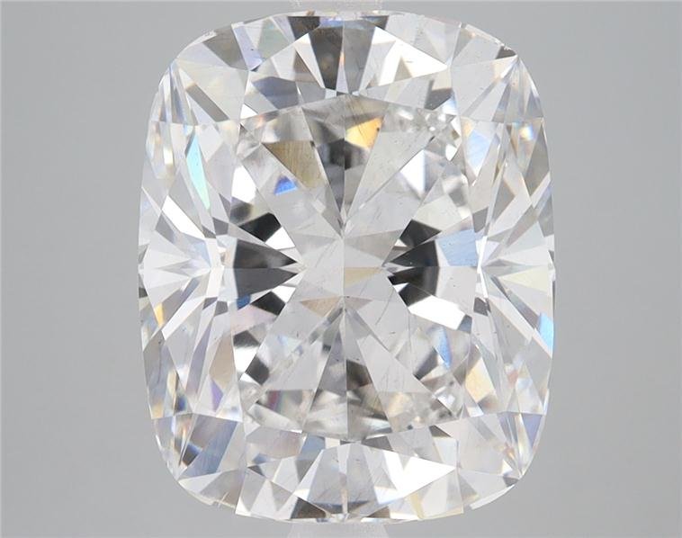 6.48ct F VS2 Rare Carat Ideal Cut Cushion Lab Grown Diamond