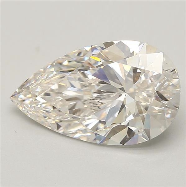 4.19ct G VS1 Rare Carat Ideal Cut Pear Lab Grown Diamond