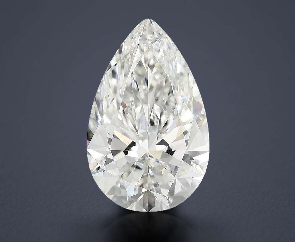 5.76 Carat Pear Lab Diamond
