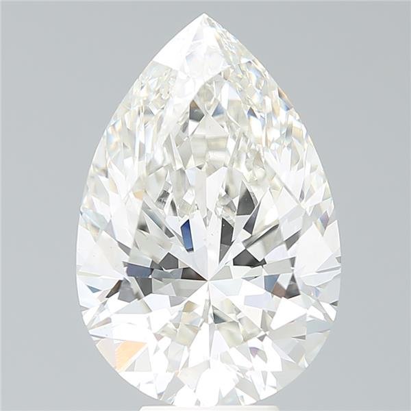 8.47ct H VS1 Rare Carat Ideal Cut Pear Lab Grown Diamond