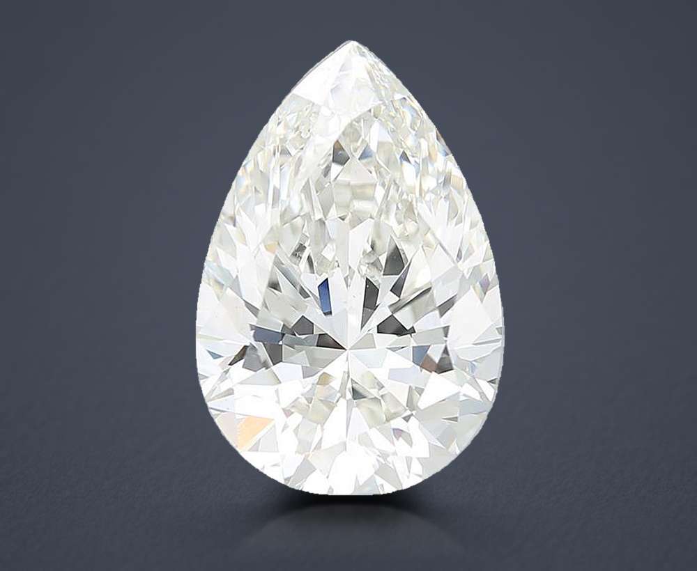 8.47 Carat Pear Lab Diamond
