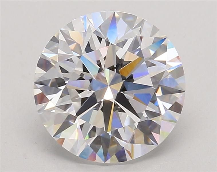 3.07ct D VS2 Rare Carat Ideal Cut Round Lab Grown Diamond