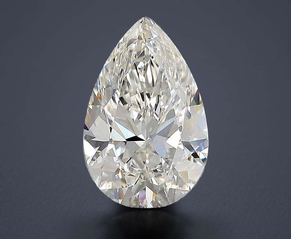 3.00 Carat Pear Natural Diamond