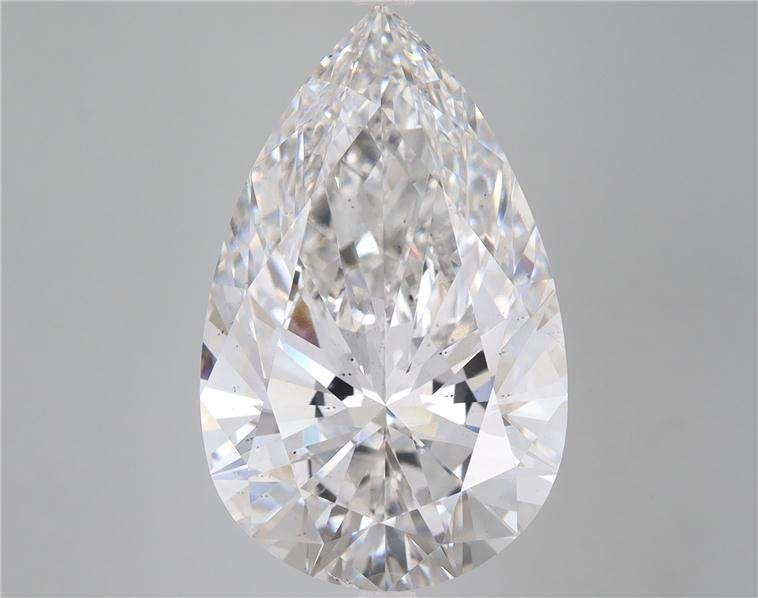 11.73ct F SI1 Rare Carat Ideal Cut Pear Lab Grown Diamond