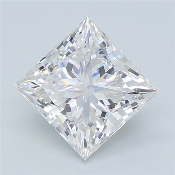 0.86ct F VS1 Rare Carat Ideal Cut Princess Lab Grown Diamond