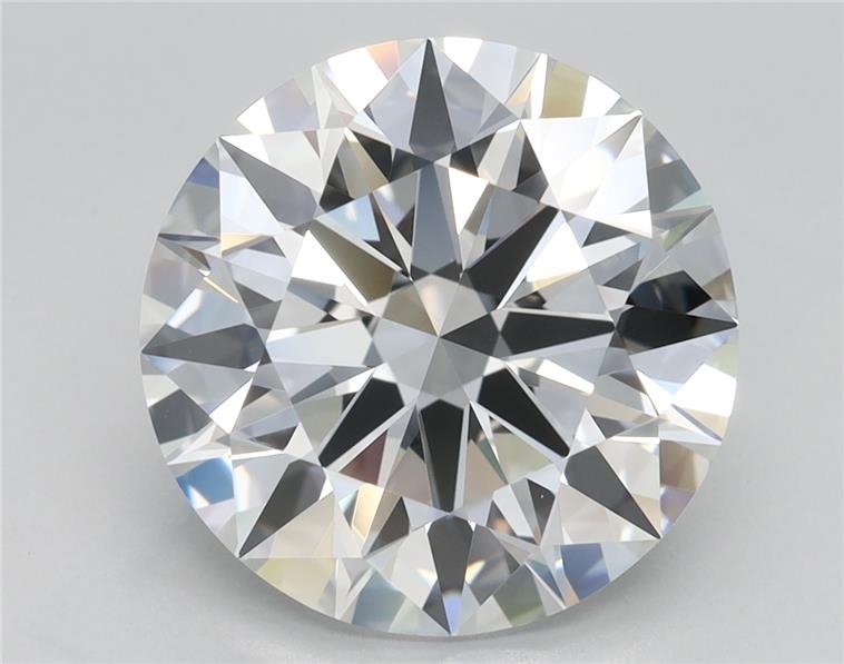 4.44ct D VVS2 Rare Carat Ideal Cut Round Lab Grown Diamond