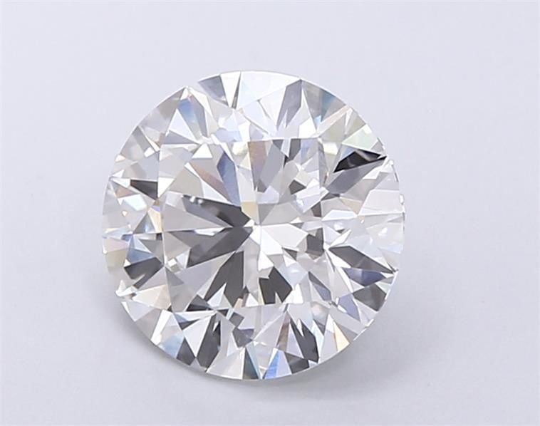 3.19ct D VVS2 Rare Carat Ideal Cut Round Lab Grown Diamond