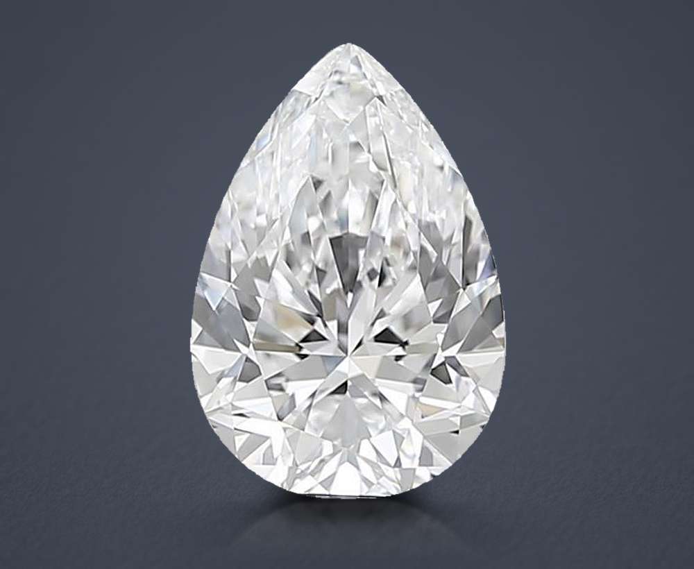 2.08 Carat Pear Lab Diamond
