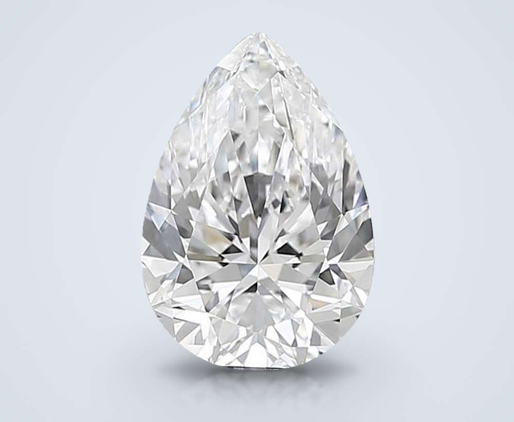 2.08 Carat Pear Lab Diamond
