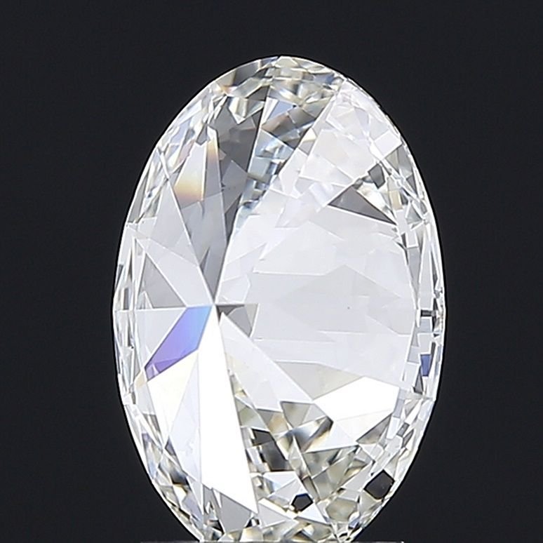 3.08ct H VS2 Rare Carat Ideal Cut Oval Lab Grown Diamond