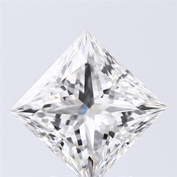 2.20ct F VS1 Rare Carat Ideal Cut Princess Lab Grown Diamond