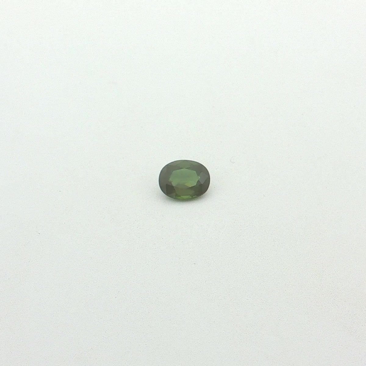 1.79 Carat Green Oval Sapphire