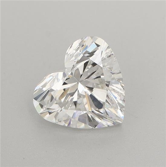 1.33ct F VS1 Rare Carat Ideal Cut Heart Lab Grown Diamond