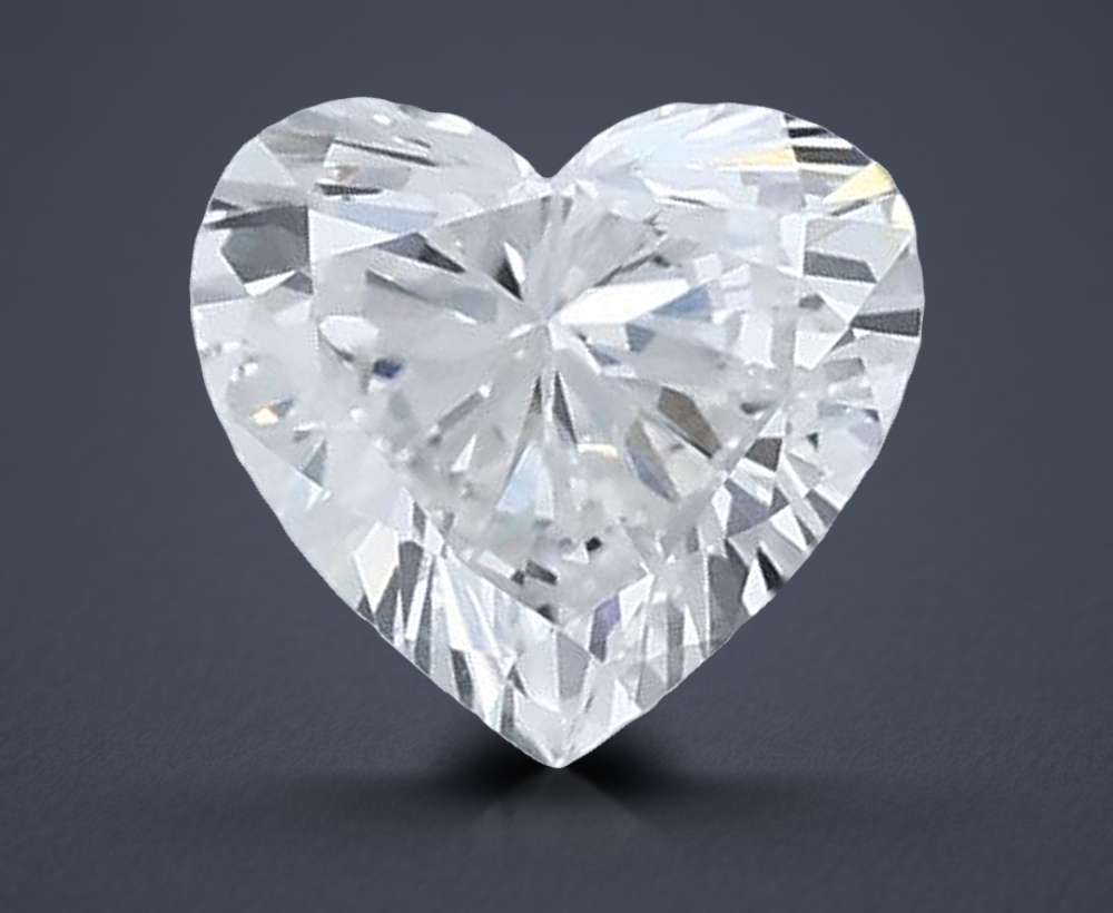 0.41 Carat Heart Lab Diamond