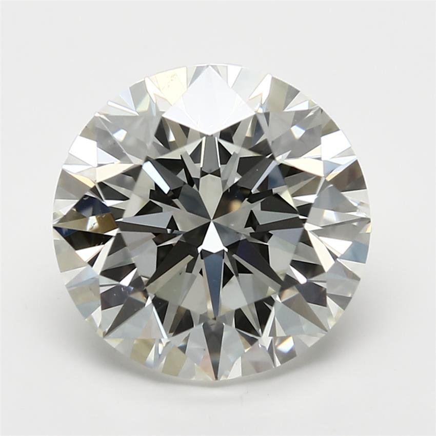 3.07ct K VS2 Rare Carat Ideal Cut Round Diamond