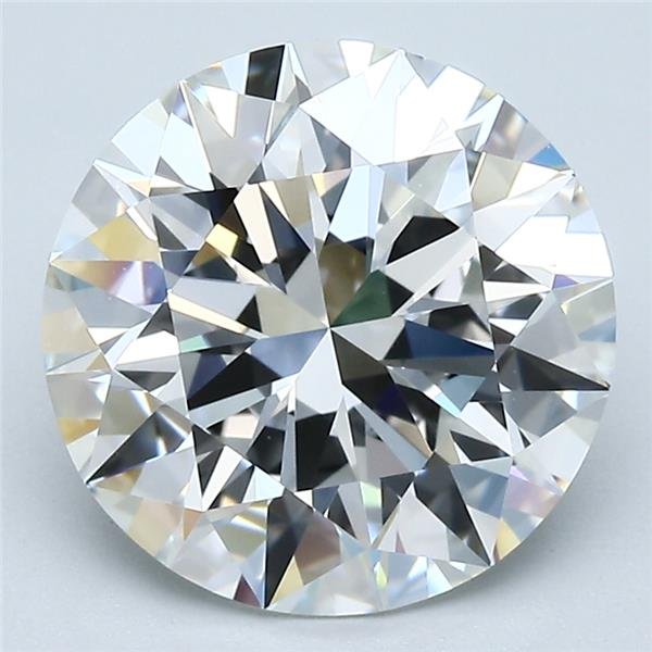 4.06ct G VVS2 Rare Carat Ideal Cut Round Diamond