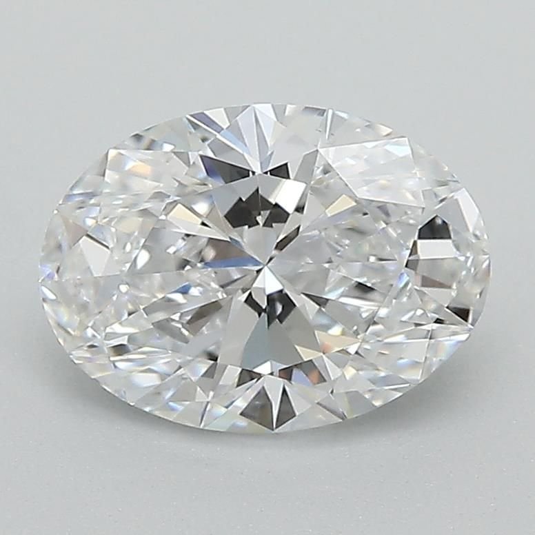 1.58ct D VS2 Rare Carat Ideal Cut Oval Lab Grown Diamond