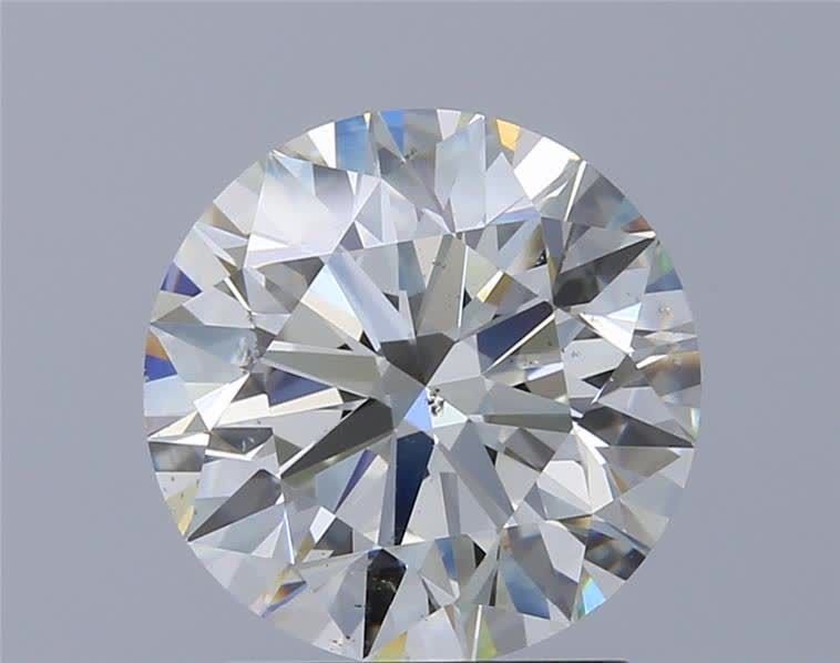 2.04ct I SI1 Rare Carat Ideal Cut Round Diamond