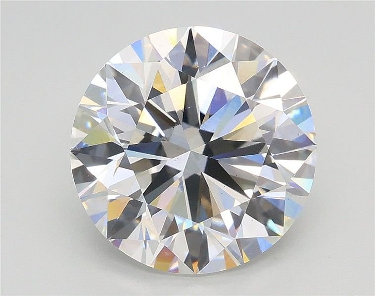 3.77ct F VS2 Rare Carat Ideal Cut Round Lab Grown Diamond