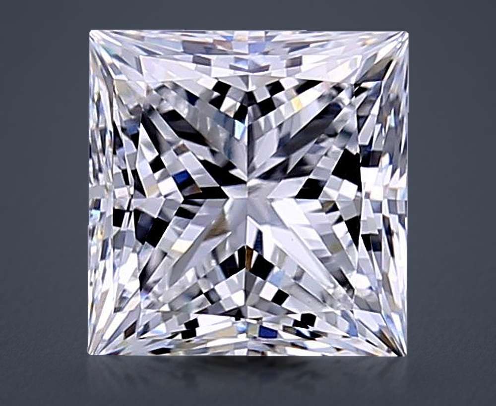 2.72 Carat Princess Lab Diamond