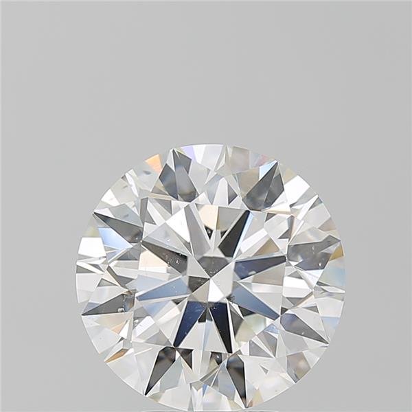 5.61ct H SI2 Rare Carat Ideal Cut Round Diamond