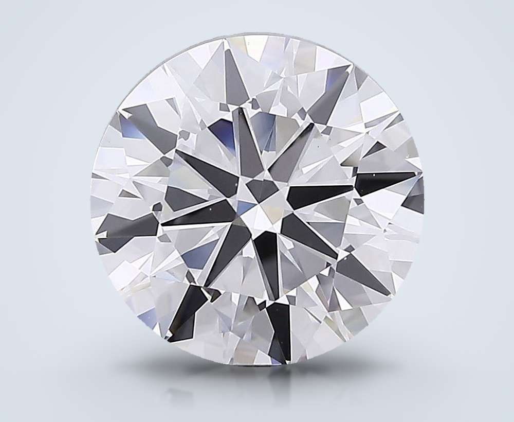 6.92 Carat Round Lab Diamond
