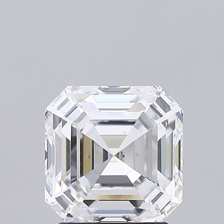 2.19ct D SI1 Rare Carat Ideal Cut Asscher Lab Grown Diamond