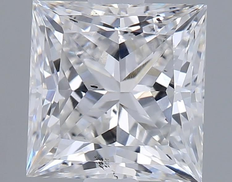 1.08ct F SI1 Rare Carat Ideal Cut Princess Lab Grown Diamond