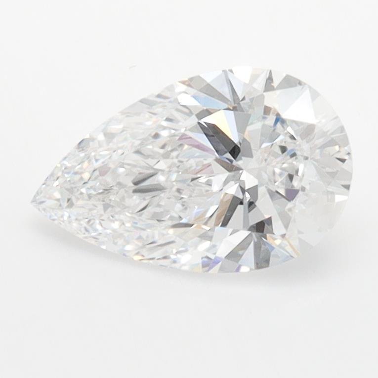 1.08ct D VVS1 Rare Carat Ideal Cut Pear Lab Grown Diamond