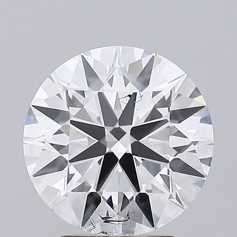 3.02ct D SI2 Rare Carat Ideal Cut Round Lab Grown Diamond