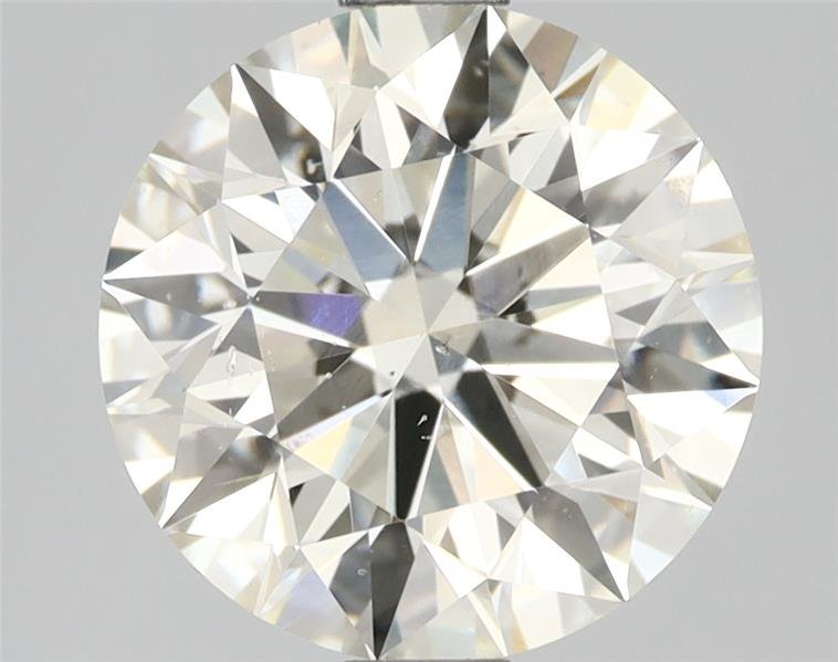 2.02ct K SI1 Rare Carat Ideal Cut Round Diamond