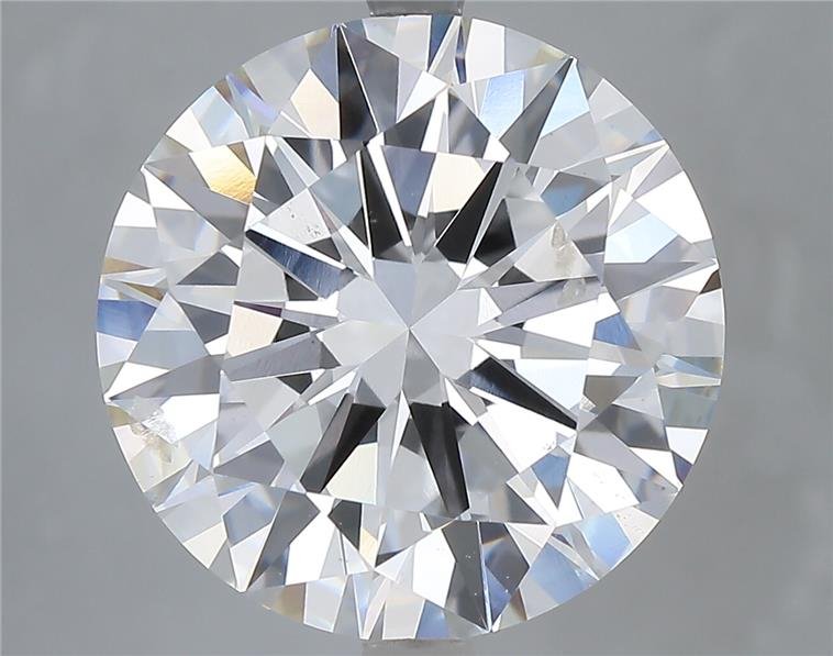 7.06ct E SI1 Excellent Cut Round Lab Grown Diamond